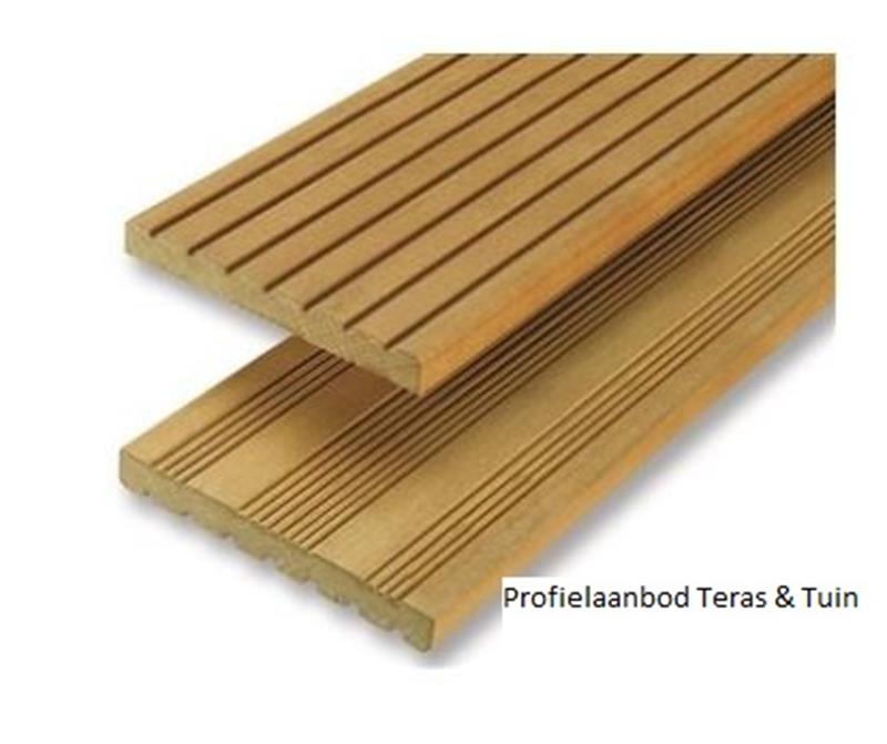 2295Garapa-21x145mm.jpg TPM02505 - Garapa Terrasplanken afm 21x145mm - Afbeelding 1