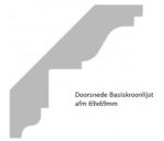 Basis Kroonlijst MD90 afm 69x69mm - Afbeelding 2