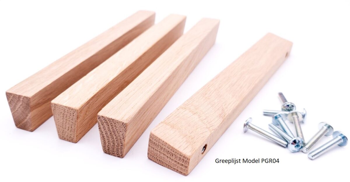 Greeplijst afm 14/19 x 25mm - Afbeelding 1