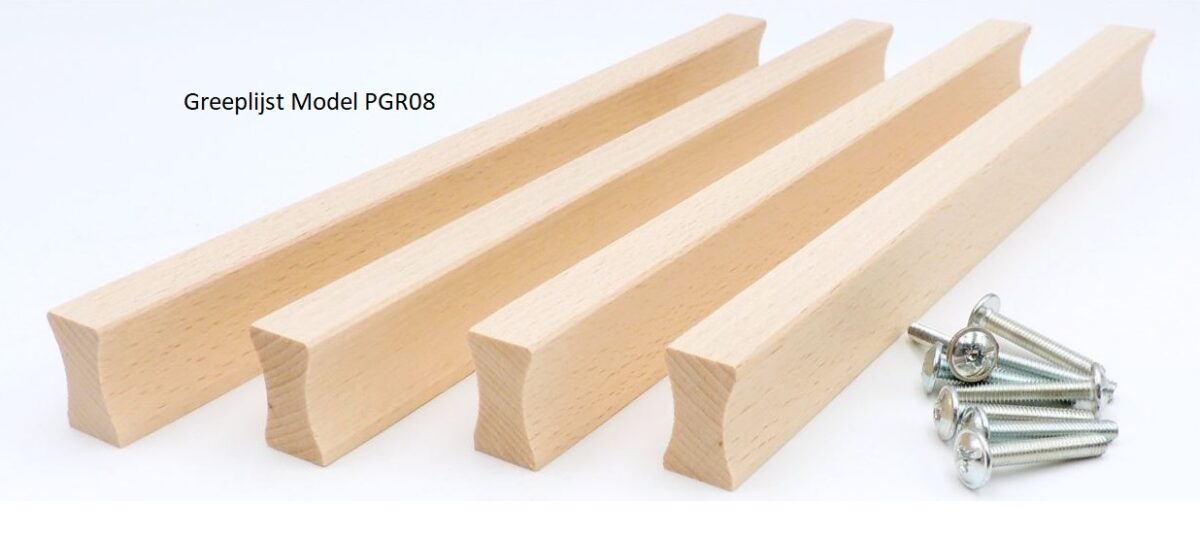 Greeplijst afm 14/14 x 23mm - Afbeelding 1