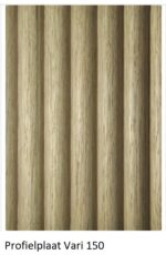 Profielplaat Halfrond 15mm breed