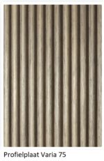 Profielplaat Halfrond 7.5mm breed